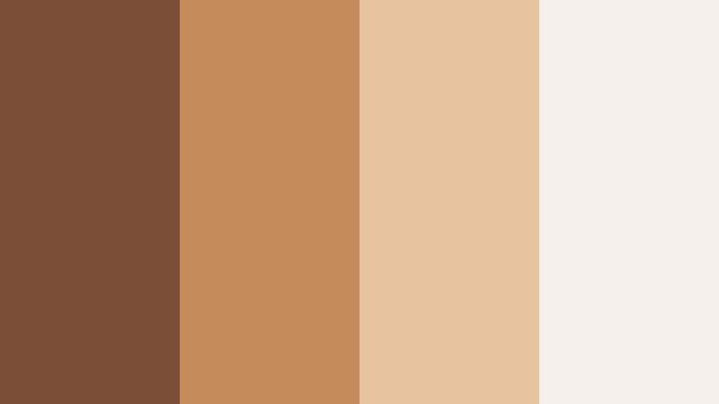 gallery clay minimal burnt earth color palette with hex codes