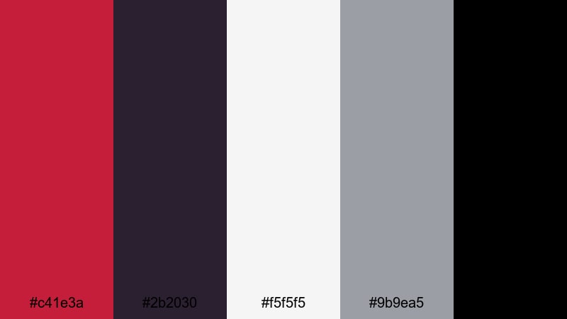 gallery noir cardinal cardinal color palette with hex codes