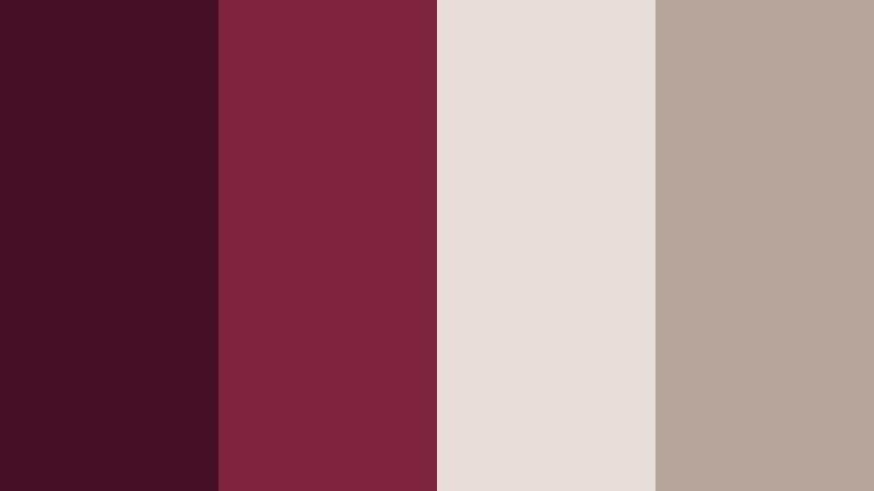 gallery seat velvet cinematic wine color palette with hex codes