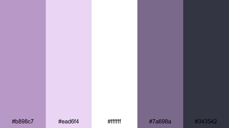 gallery spotlight mauve purple mauve color palette with hex codes