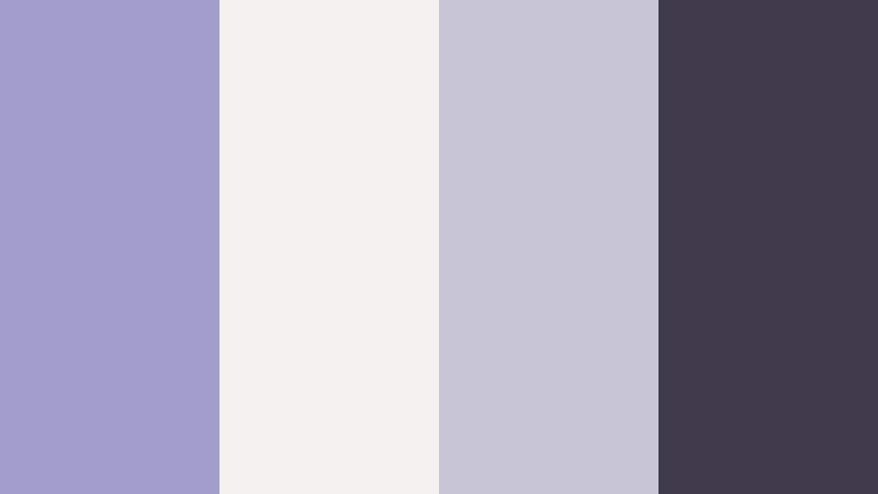 gallery spotlight tone dusty periwinkle color palette with hex codes