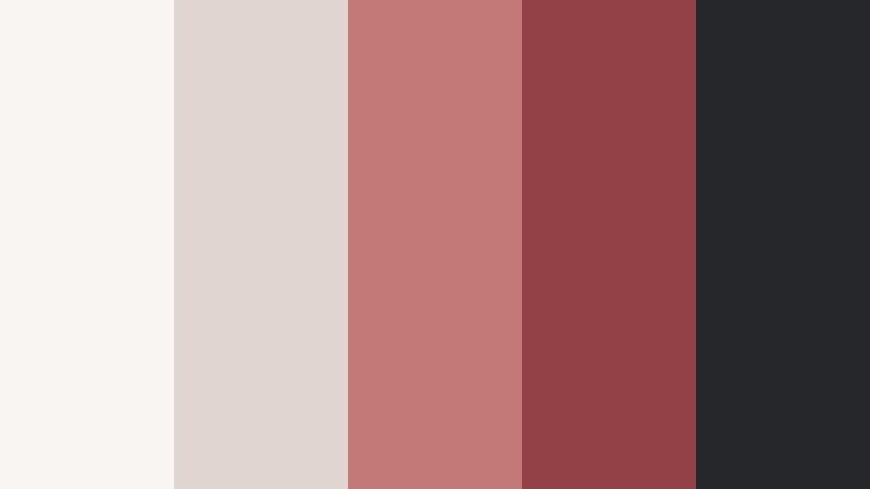 gallery wall crimson soft crimson color palette with hex codes