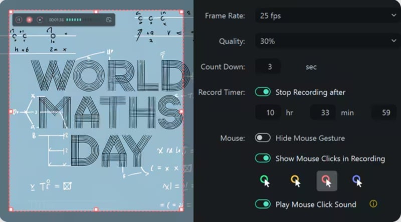 flexible control panel in filmora