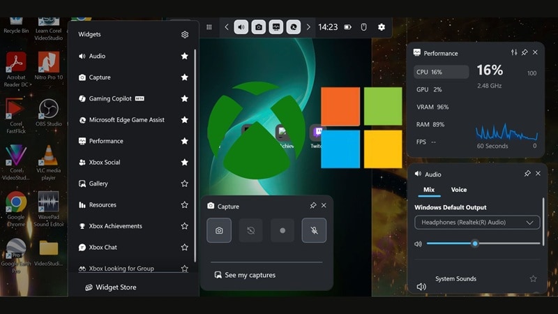 xbox game bar for screen recording