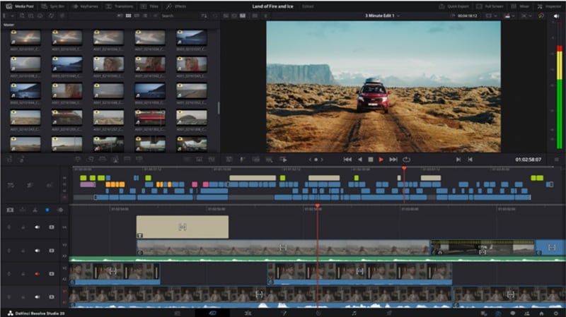 davinci resolve top video games editor