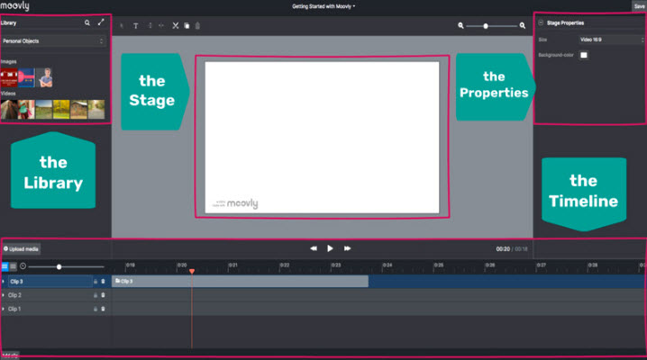 Moovly free online animated video maker