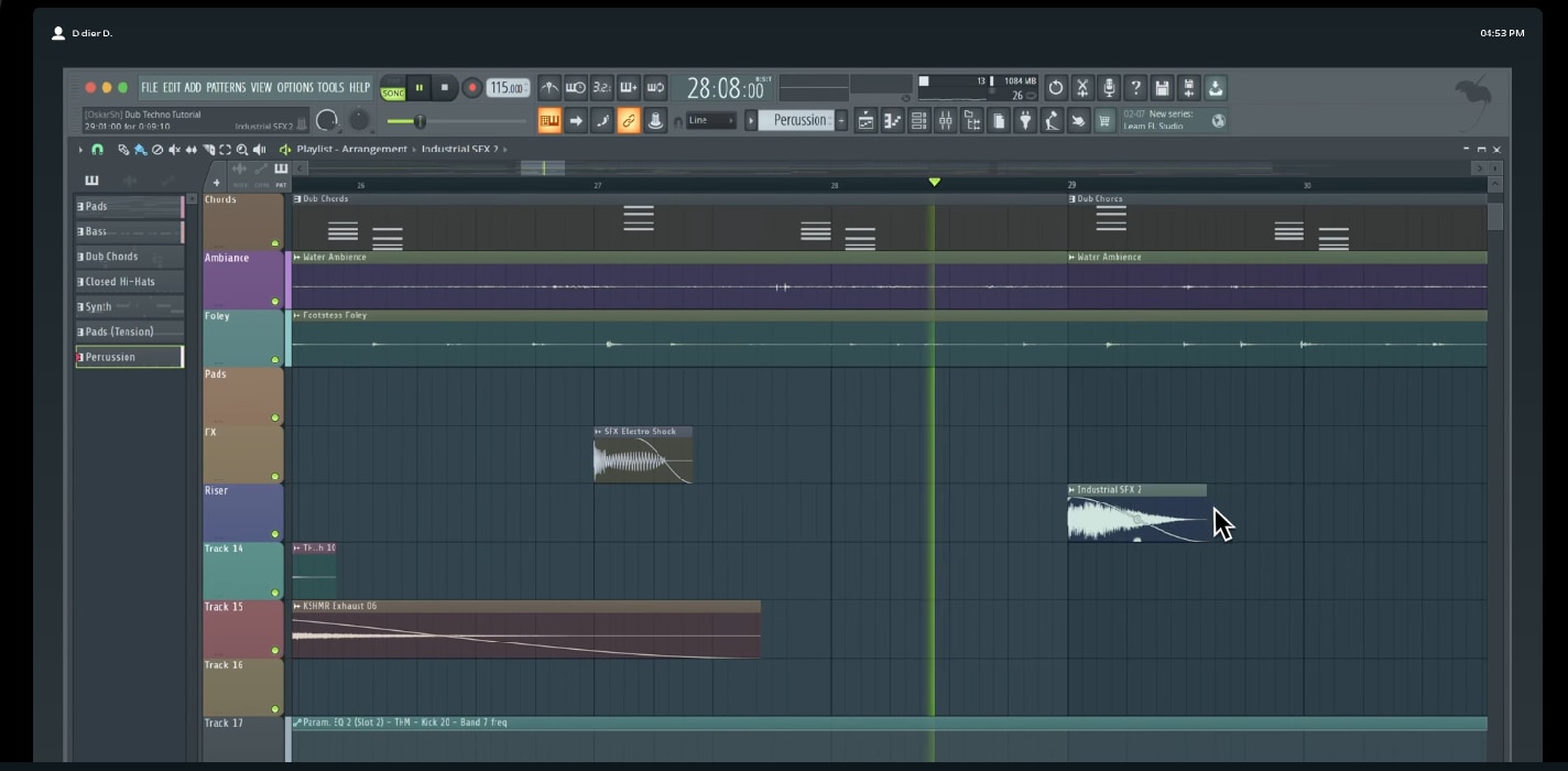 fl studio daw interface