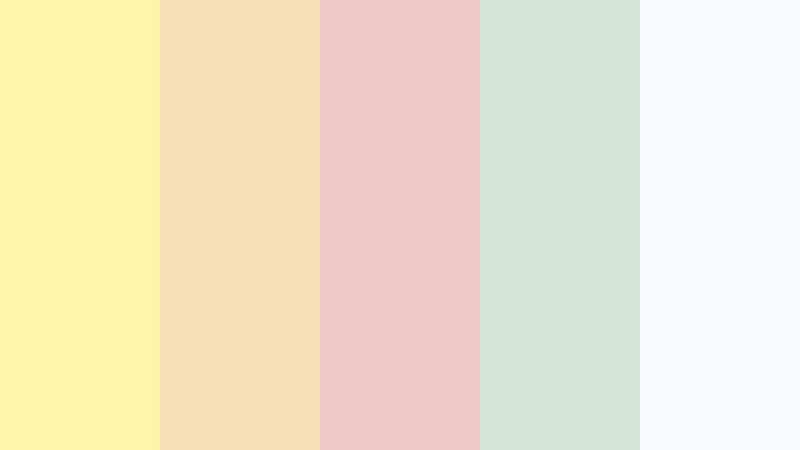 garden tea afternoon pastel lemon color palette with hex codes