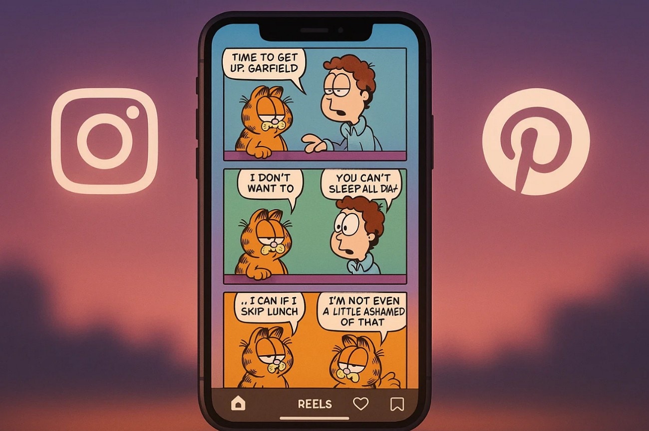 turn comic strip to reel