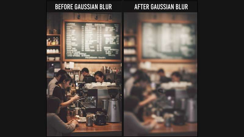 how gaussian blur work