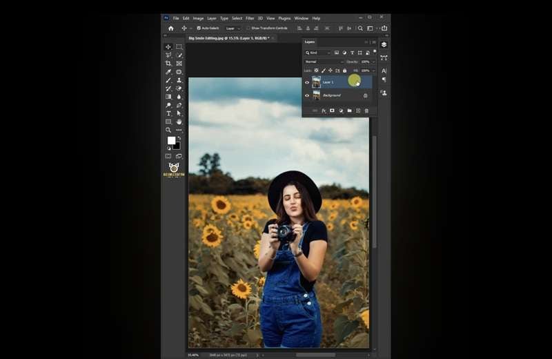 duplicate background photoshop