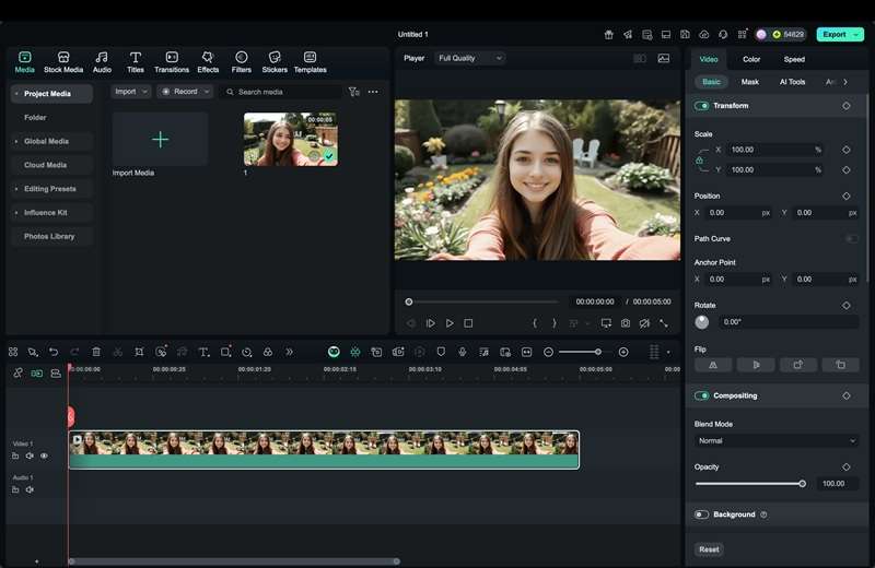 import video to filmora