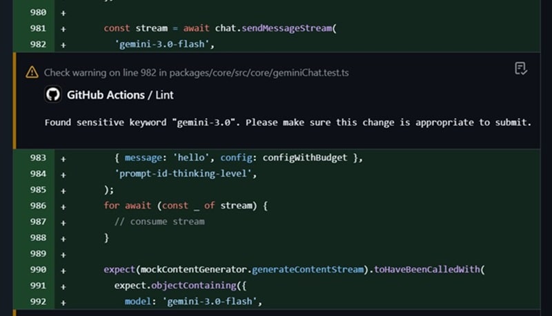 gemini 3 flash rumour