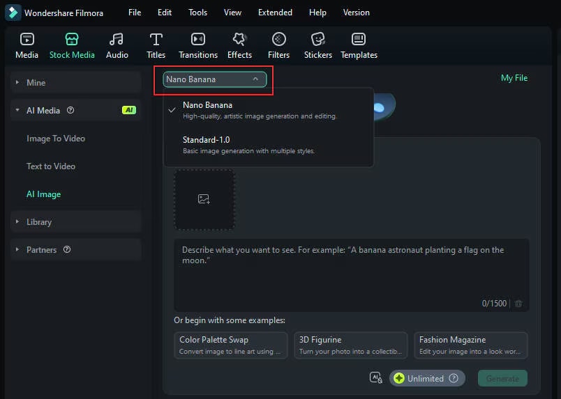 ai text image nano banana