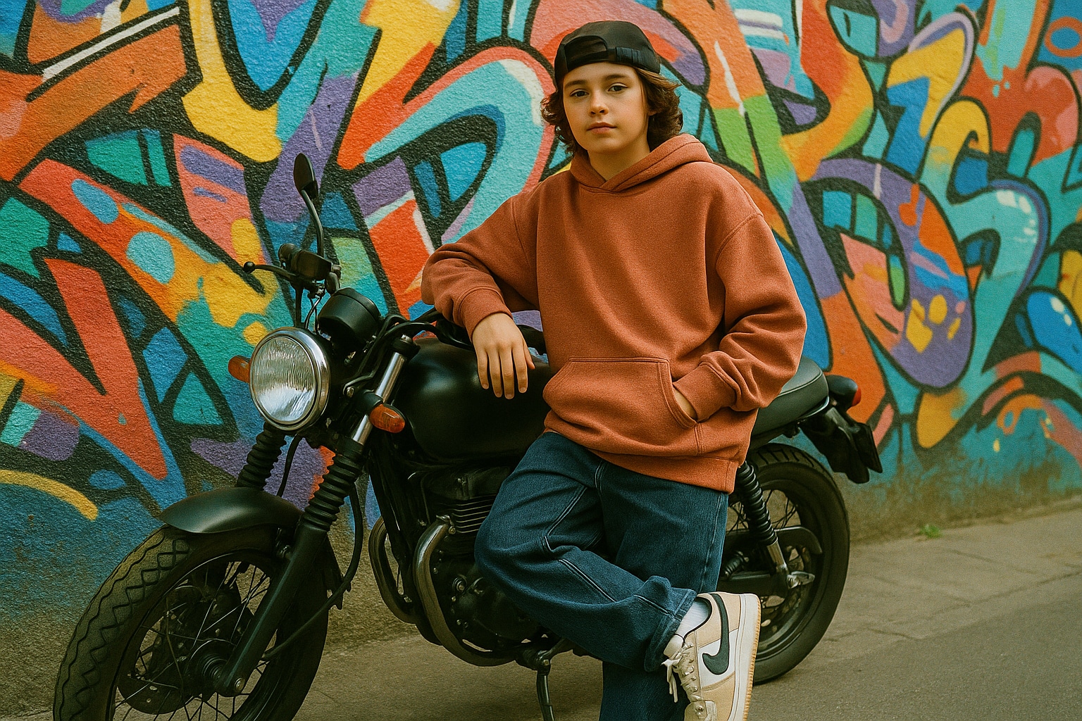90s retro street