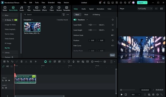 generate video