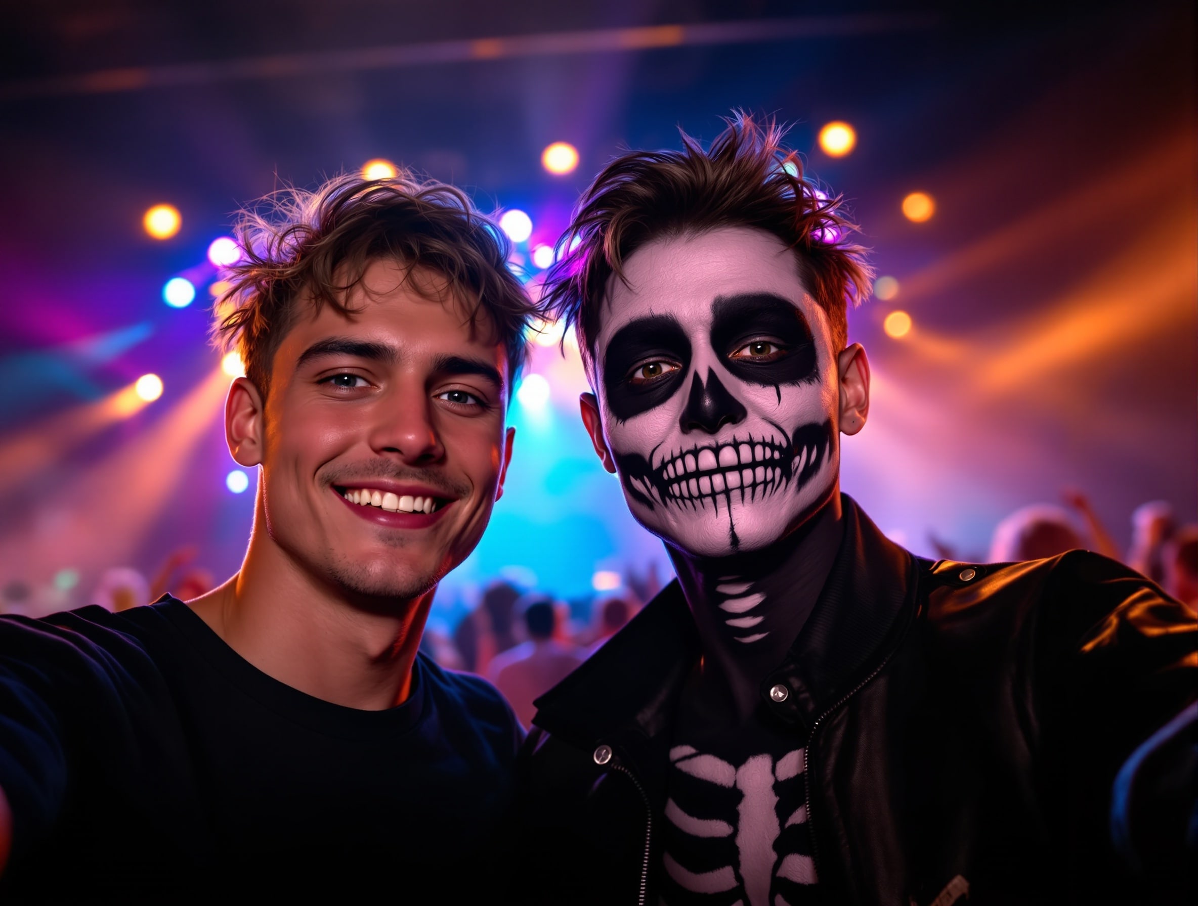 concert selfie ai generated portrait