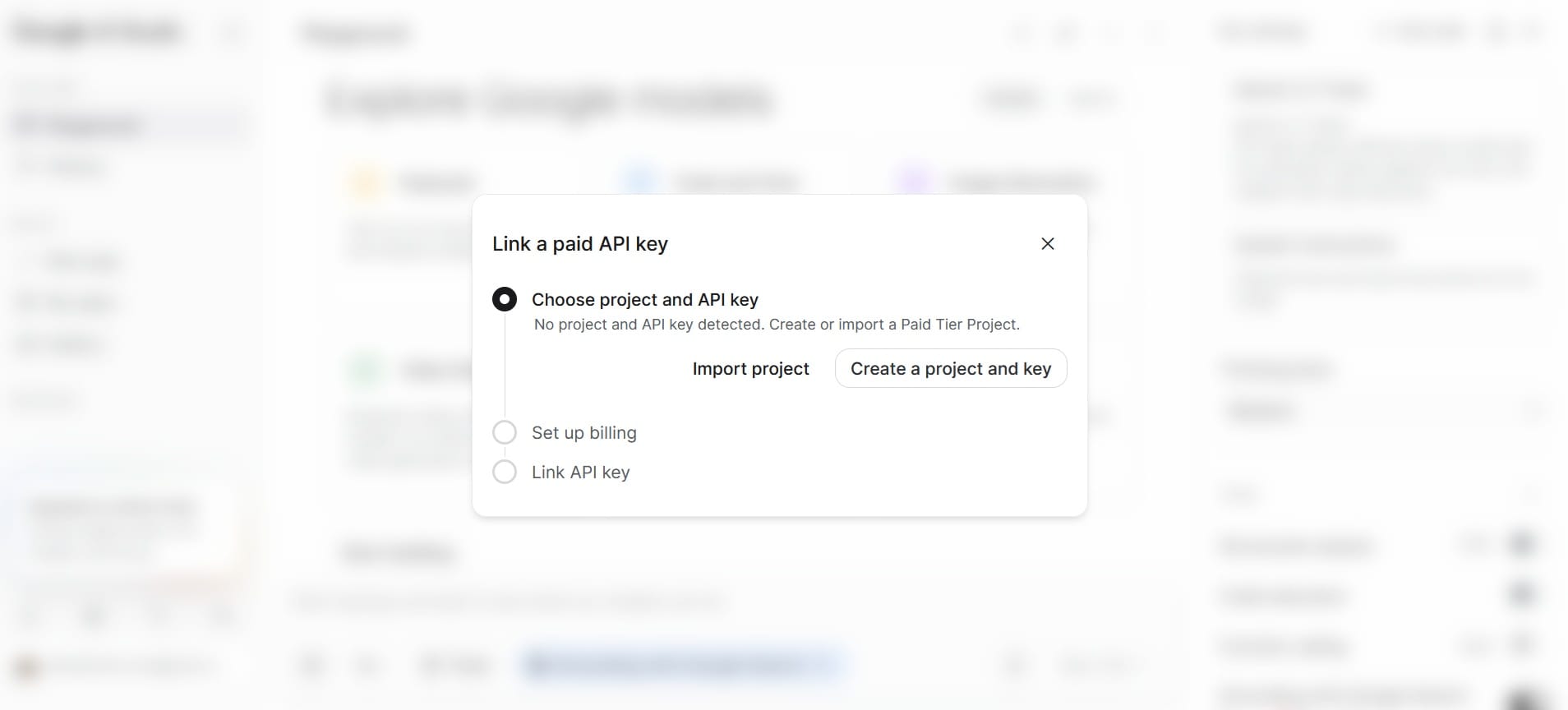 Configurar un proyecto para usar la API de Gemini