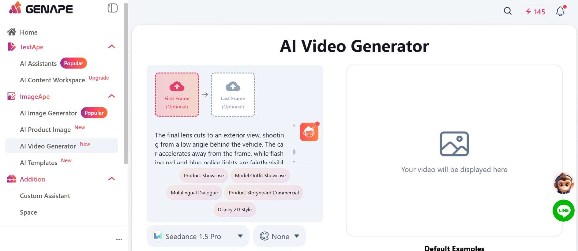 genape ai video generator