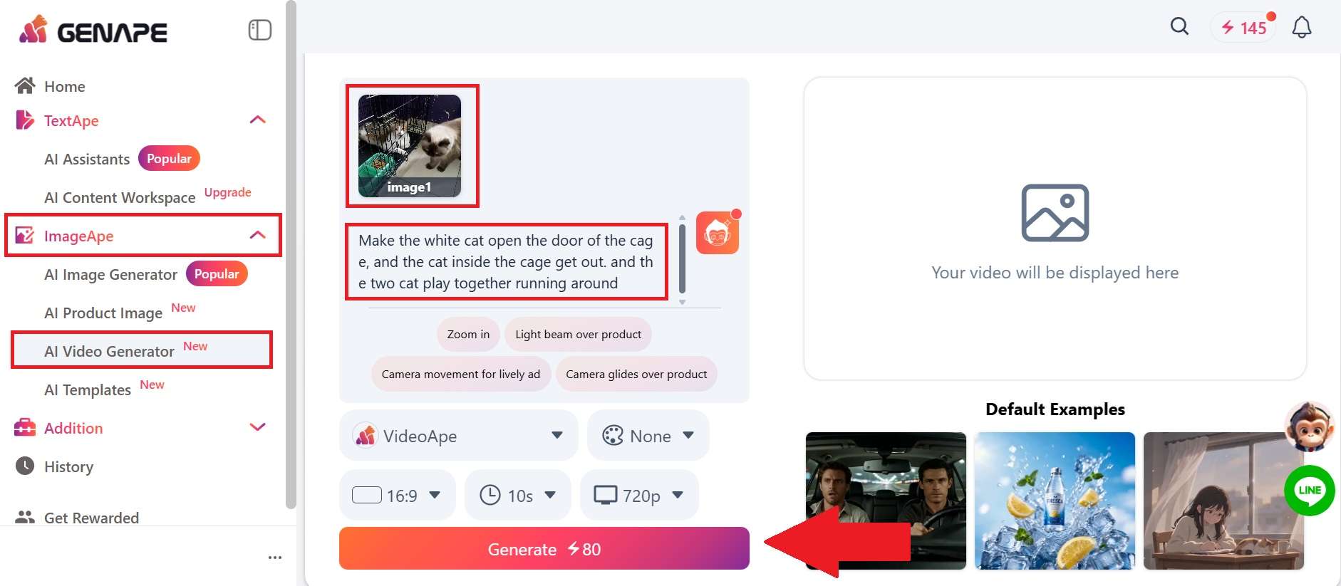 genape ai image to video workflow