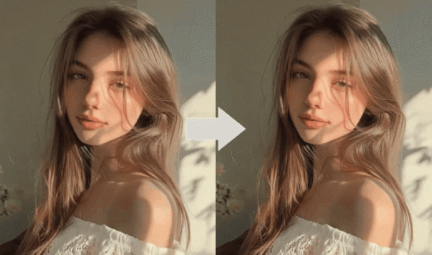 ai swap gender filter result by filmora