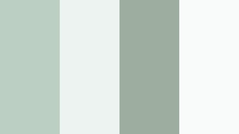 gentle garden whisper eucalyptus mist color palette with hex codes