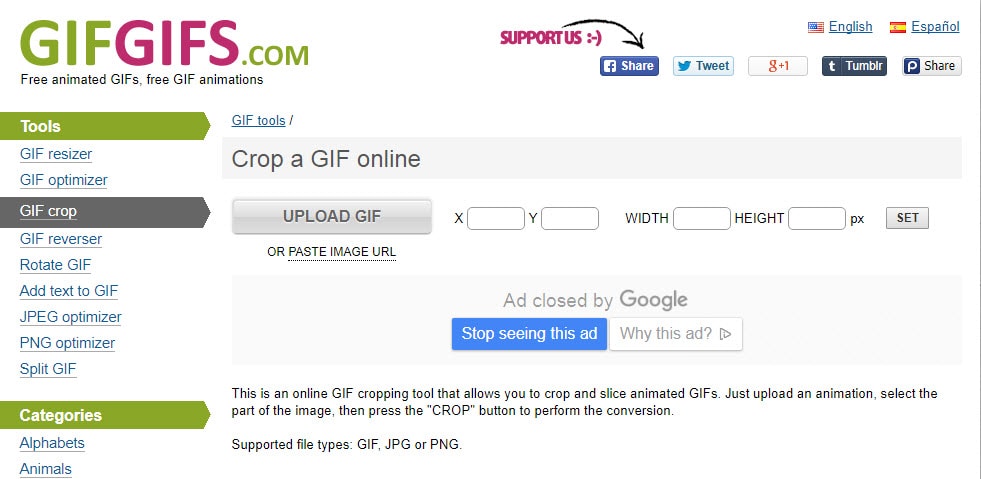 Crop Your GIFs in Second for Free