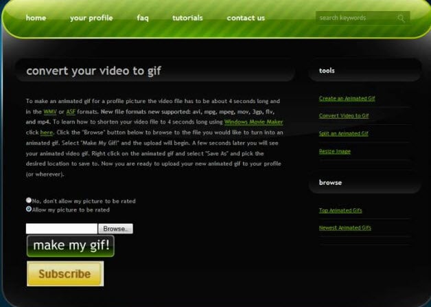 Advanced Animated Gif Maker Online