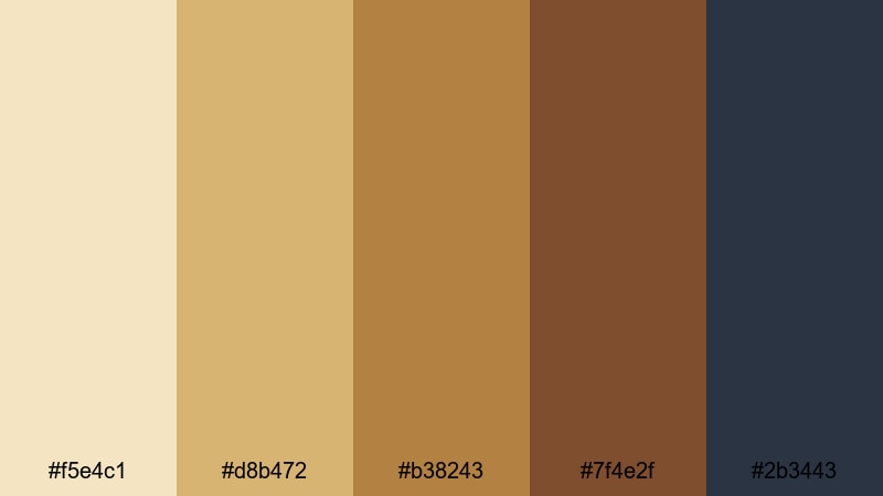 gilded hieroglyphs ancient egypt color palette with hex codes