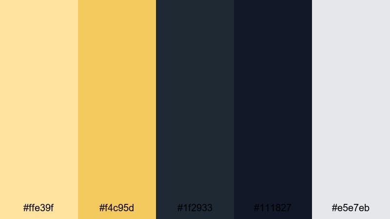 gilded minimal studio topaz color palette with hex codes