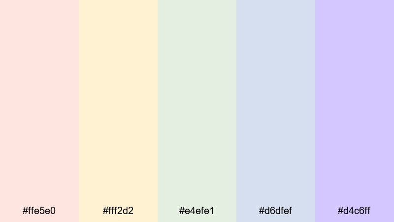 gilded spring soiree easter color palette with hex codes