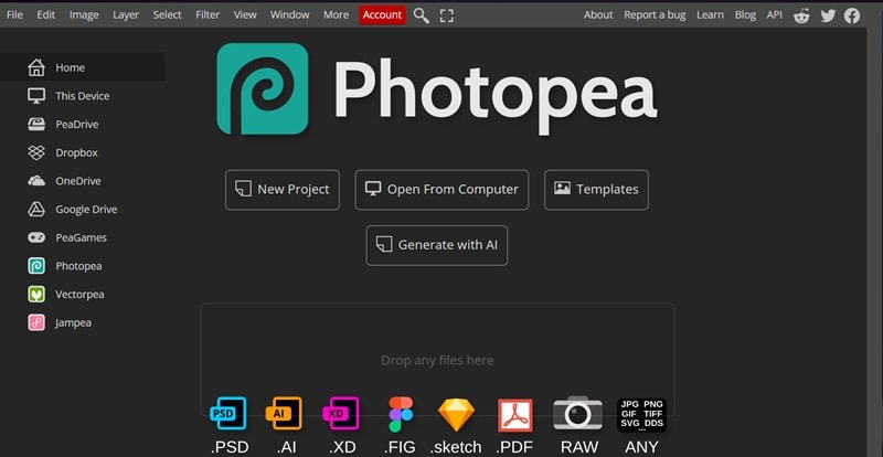 photopea top gimp alternative