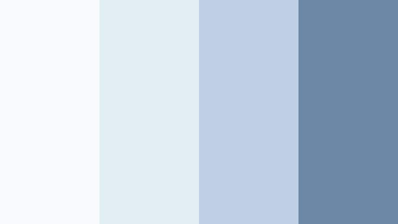 glacial workspace calm frost blue color palette with hex codes