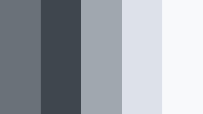 glass loft morning stormcloud gray color palette with hex codes