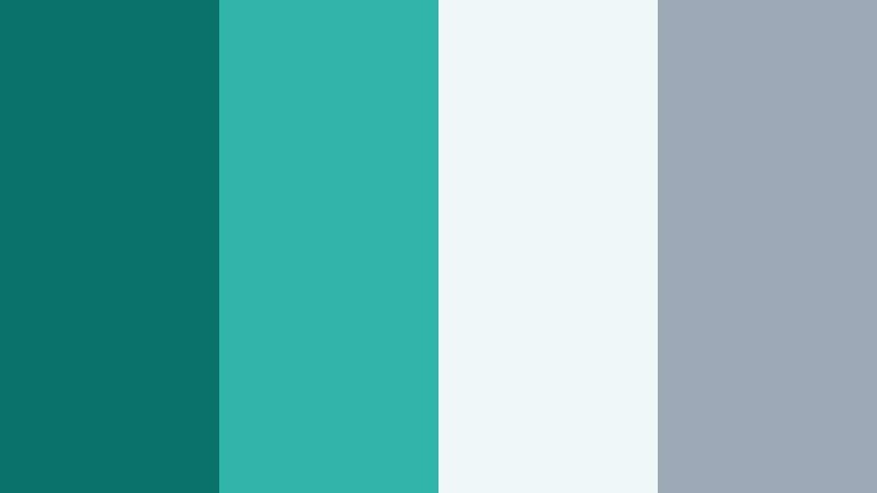 glass tower tide aquatic jade color palette with hex codes