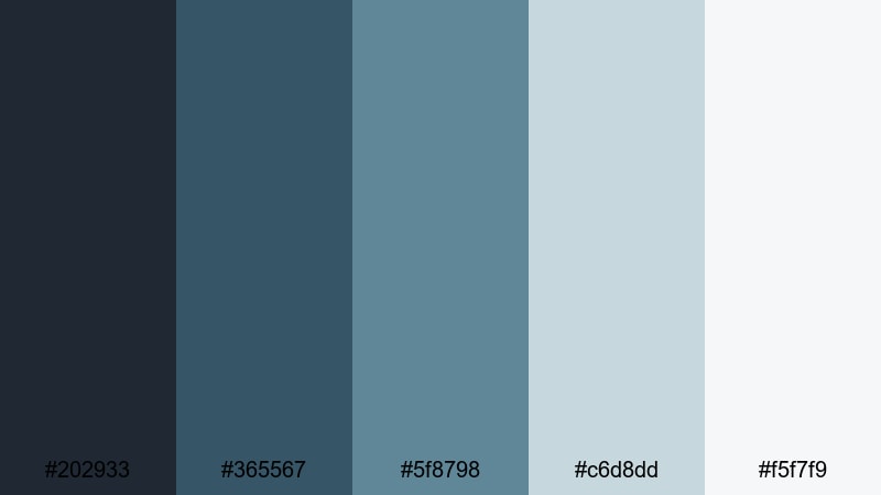 glass walls and books library color palette with hex codes