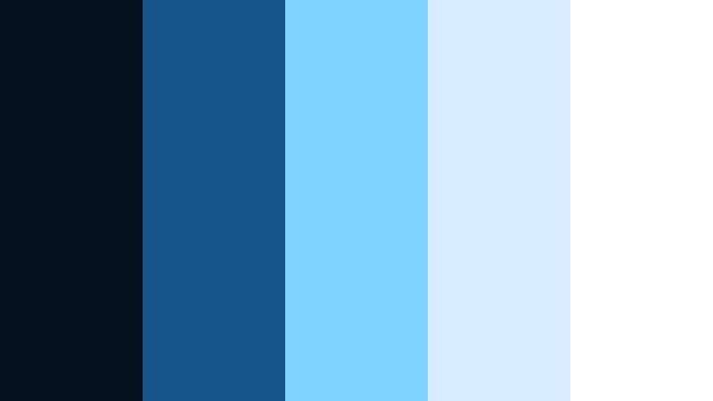 glassmorphism cloud deck digital blue color palette with hex codes