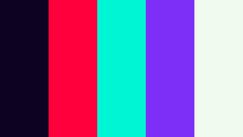 glitch signal magenta vfx color palette color palette with hex codes