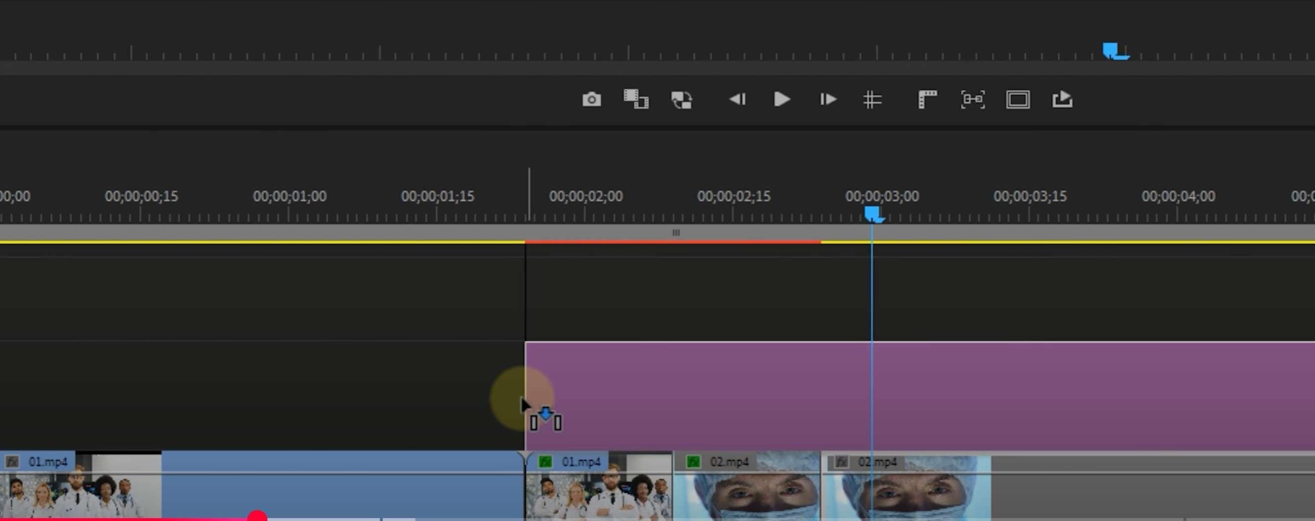 premiere pro glitch transition step six