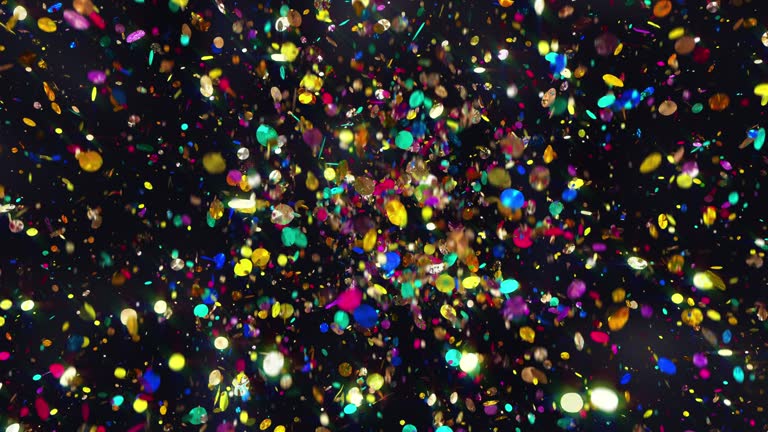 Glitter confetti effect for celebrations in Filmora.