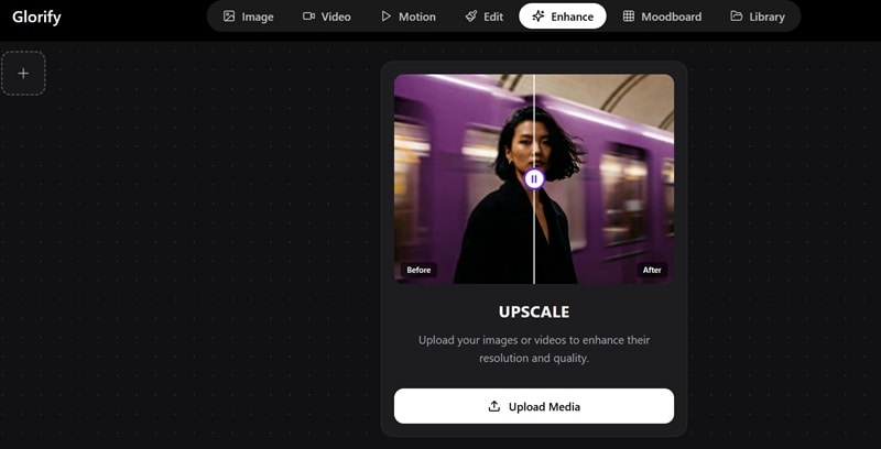 glorify ai upscaler feature