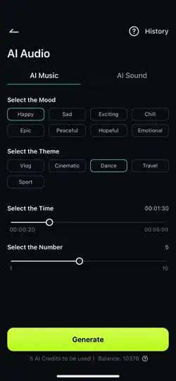 ai audio generator for custom sound