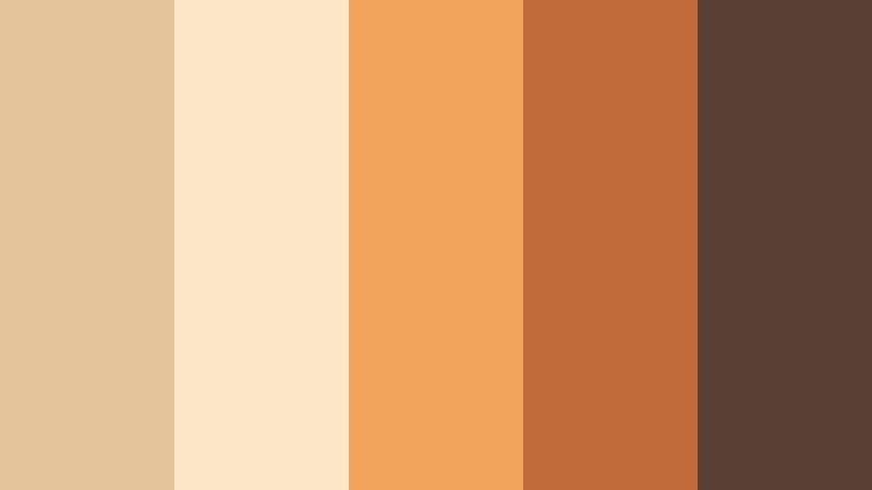 golden beachfire glow coastal sand color palette with hex codes