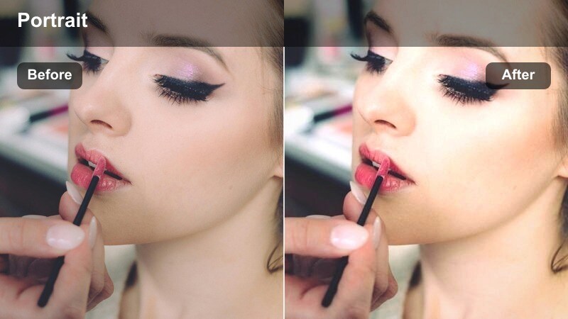 Person sitting on a bed near a city apartment window, golden hour light casting soft shadows across the room.