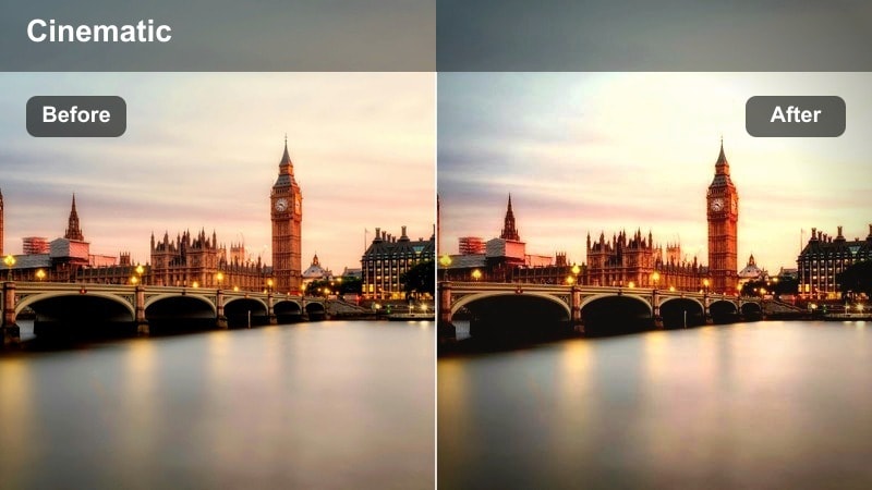 Fashion-forward vlogger crossing a city crosswalk with golden contrasted tones.
