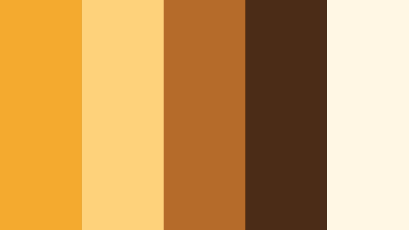 golden hearth glow golden honey color palette with hex codes