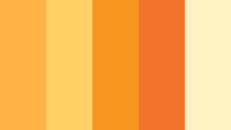 golden horizon glow sunrise color color palette with hex codes