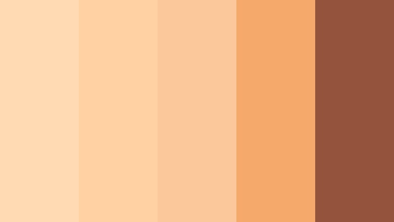 golden hour apricot glow apricot cream color palette with hex codes