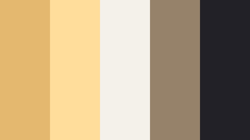 golden hour cityscape golden sand color palette with hex codes