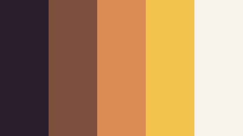 golden hour journal vlog color color palette with hex codes